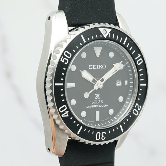 Seiko Prospex SNE573P Black Dial Solar Air Diver - V147-0CS0