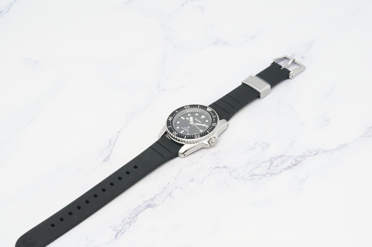 Seiko Prospex SNE573P Black Dial Solar Diver Watch