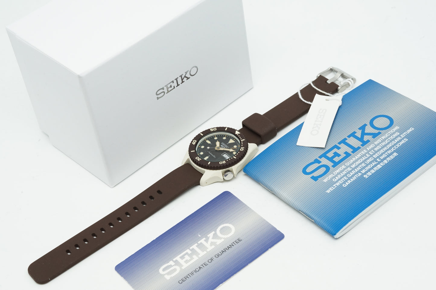 Copy of Seiko 5 Sports SRPG77K Brown Bio-Plastic Automatic Sports Watch