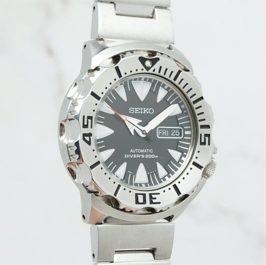 Seiko Superior SRP307K Black Monster 2nd Gen Men's Professional Automatic 200m Diver