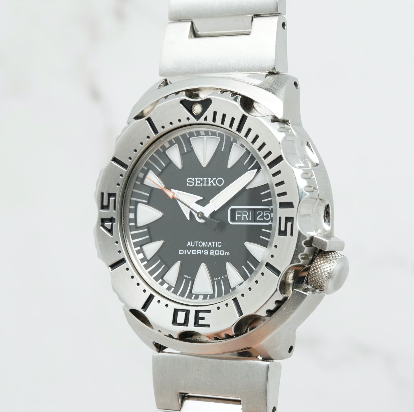 Seiko Superior SRP307K Black Monster 2nd Gen Men's Professional Automatic 200m Diver