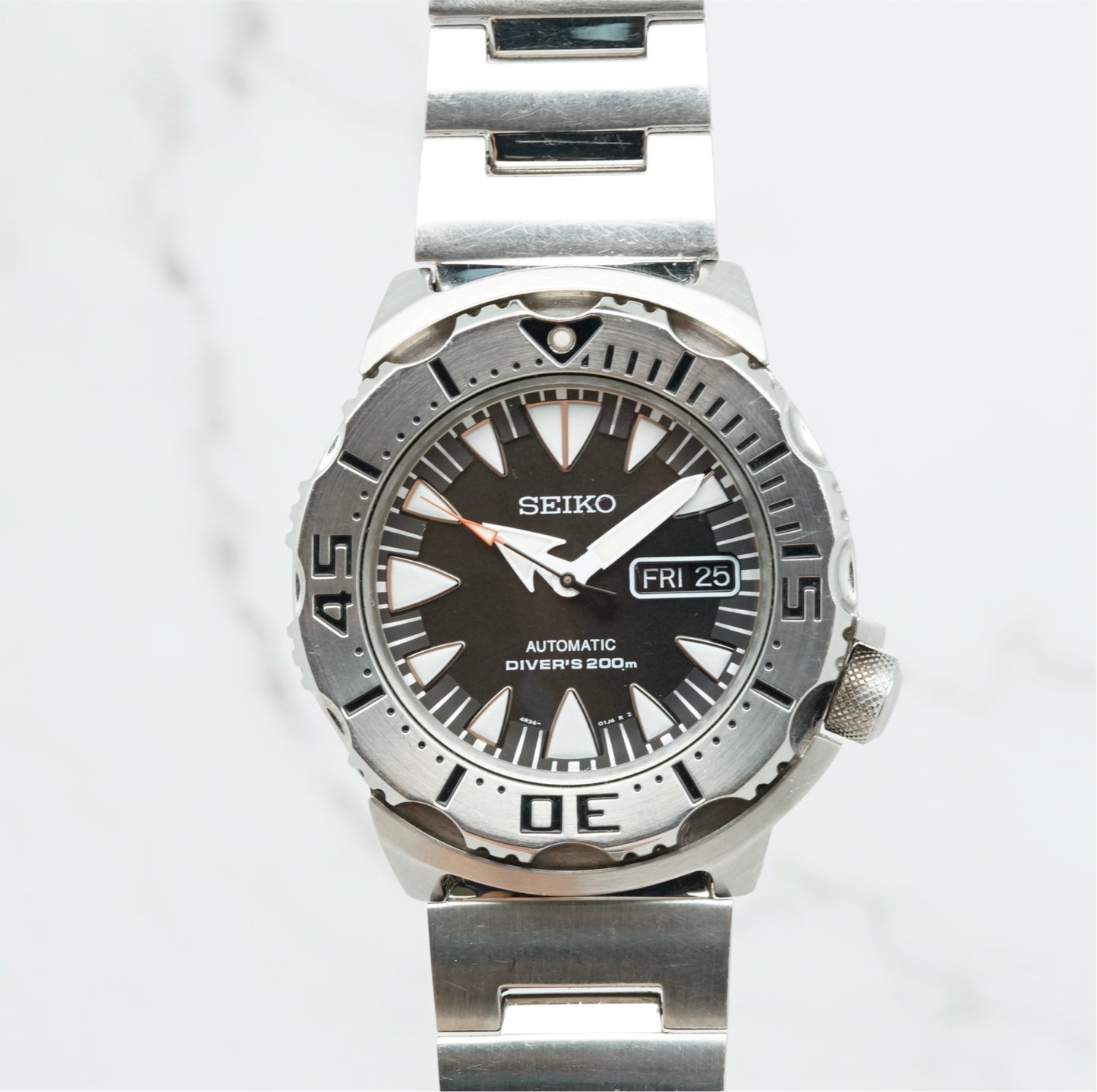 Seiko Superior SRP307K Black Monster 2nd Gen Men's Professional Automatic 200m Diver