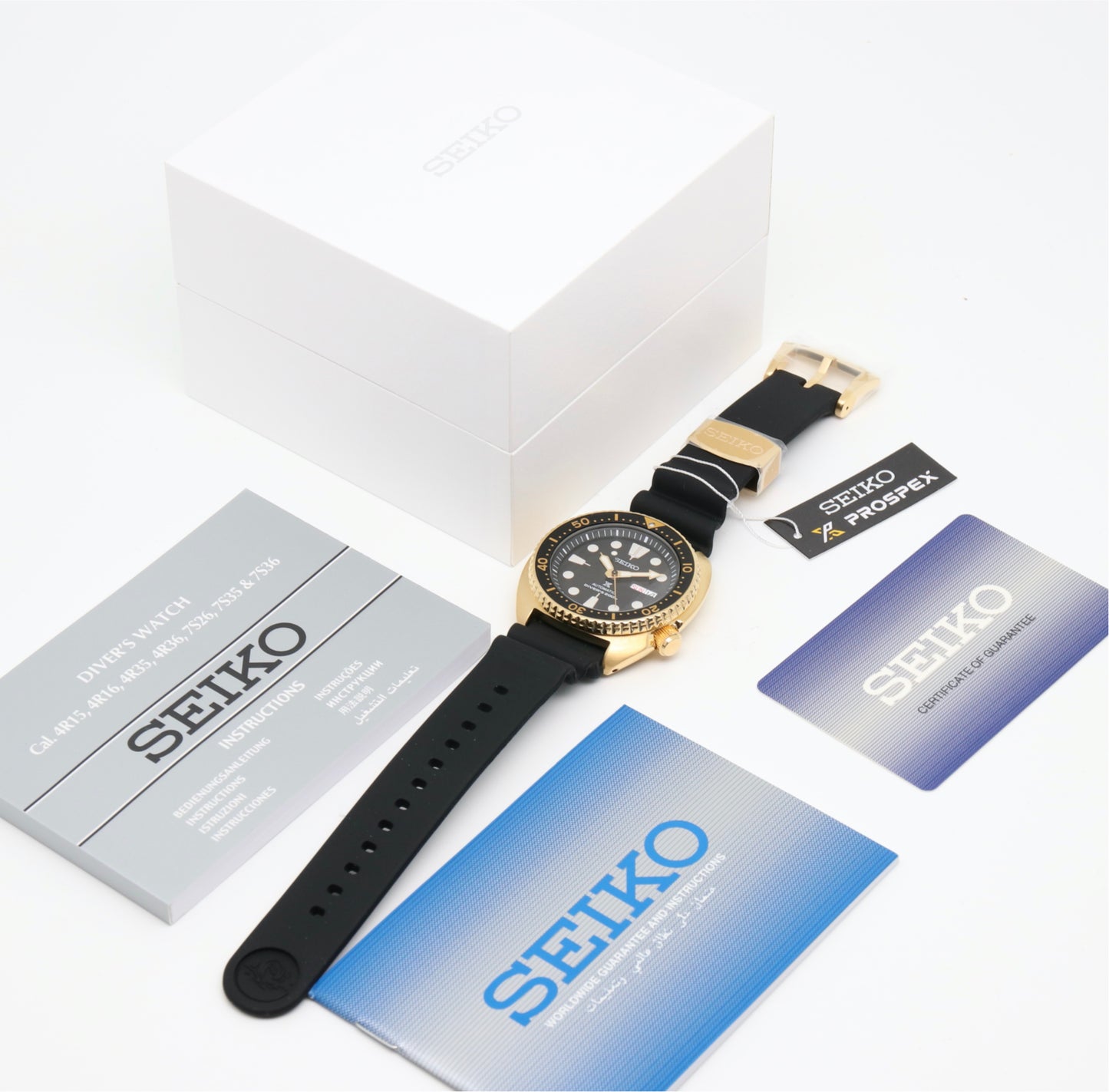 Seiko SRPC44K "Limited Edition" Prospex Gold Turtle