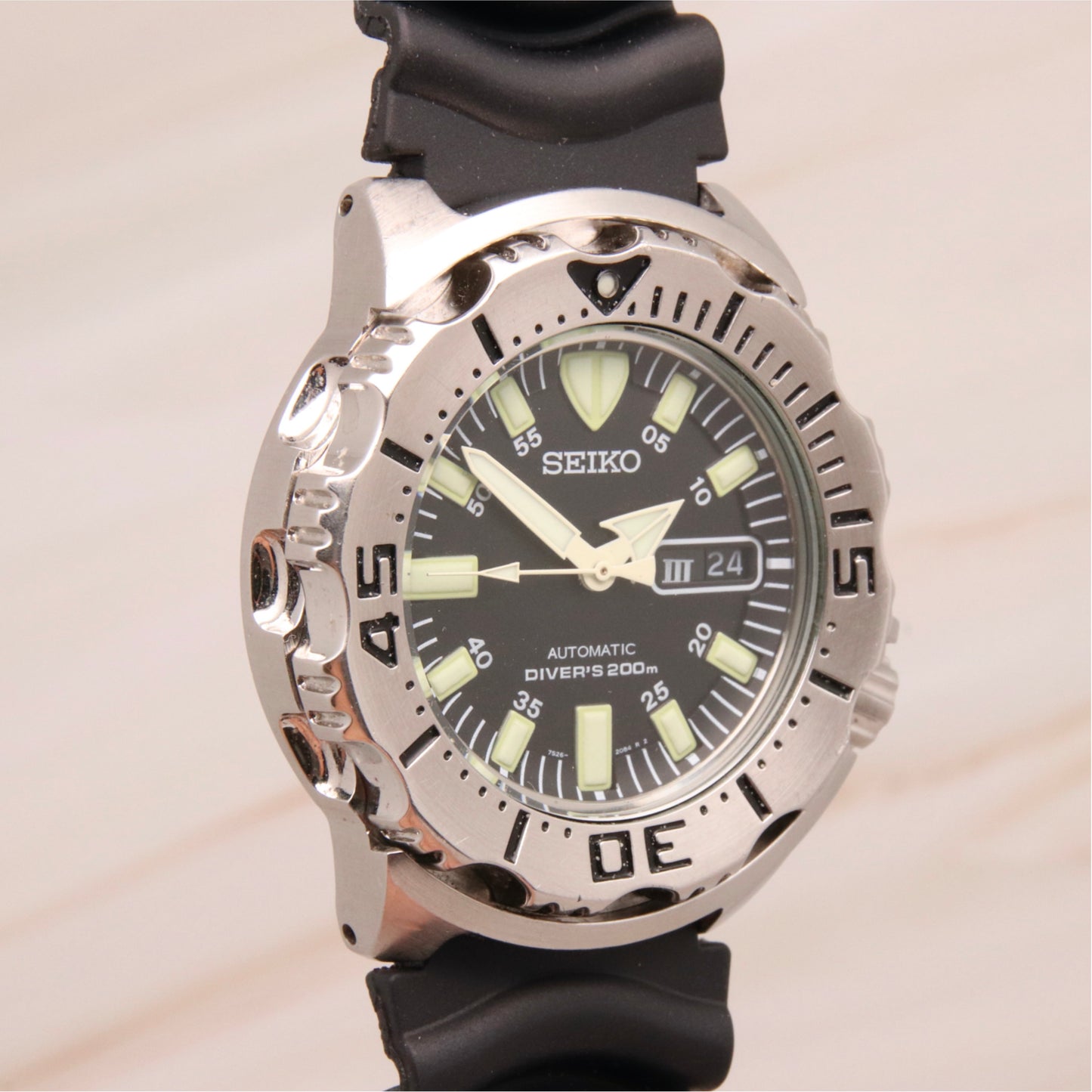Seiko Superior SKX779K Black Monster 1st Gen Professional Automatic Diver