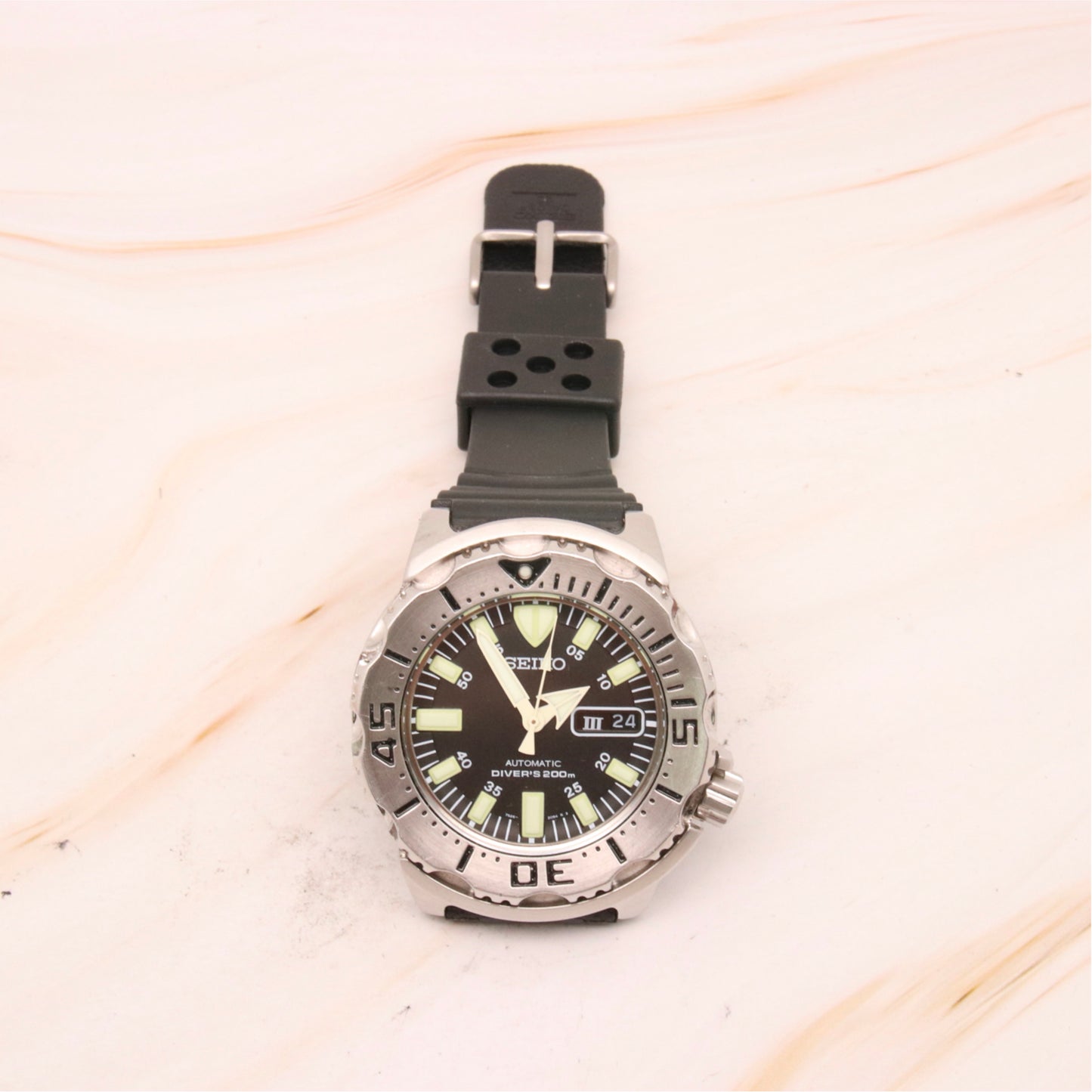 Seiko Superior SKX779K Black Monster 1st Gen Professional Automatic Diver