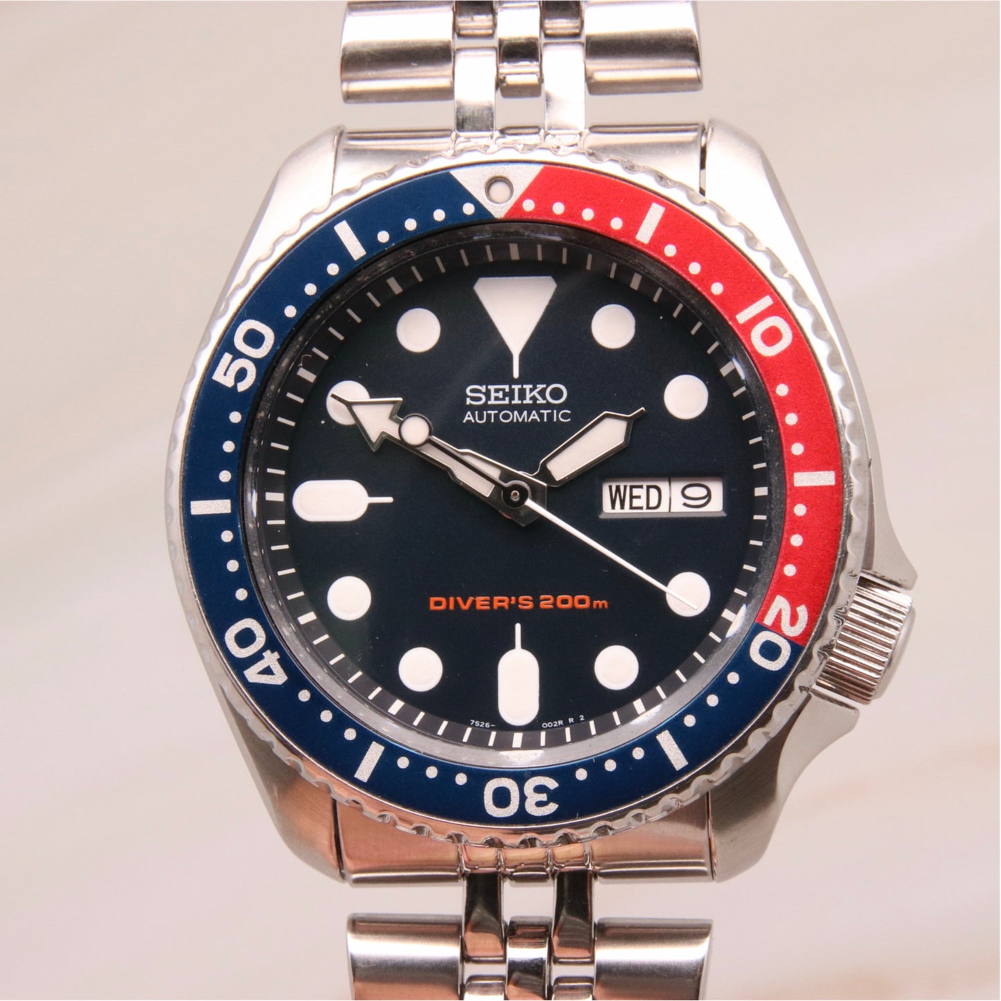 Seiko SKX009K Pepsi Bezel Men's Professional Automatic Diver | Preowned