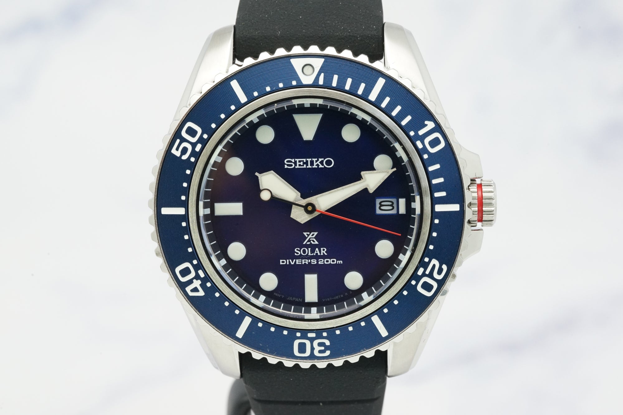 Seiko Prospex SNE593P Blue Solar Air Diver - - chrono-addict