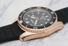 Seiko Prospex SNE586P Black and Gold Solar Air Diver - V147-0CS0