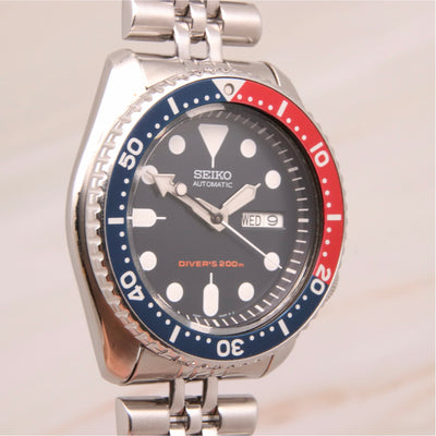 Seiko SKX009K Pepsi Bezel Men's Professional Automatic Diver | Preowned